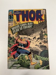 Thor 132 Very Good+ Vg+ 4.5 1st Ego Cameo Marvel