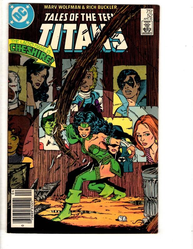 Lot Of 8 Tales Of The Teen Titans DC Comic Books # 43 45 46 49 52 53 56 57 JG7