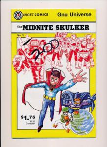 the MIDNITE SKULKER #1-4 (1,2,3,4) Target Comics 1986 ~ VF/NM (HX280)