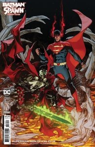 SUPERMAN SON OF KAL-EL #18 E COVER E RYAN SOOK DC SPAWN CARD DC COMICS 2022 RB17