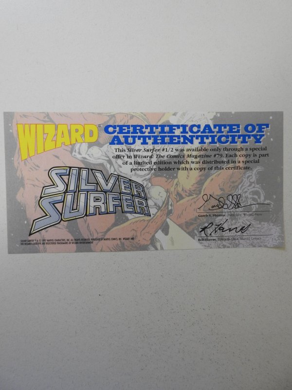Silver Surfer 1/2 Wizard W/ Cert VF+ Condition!