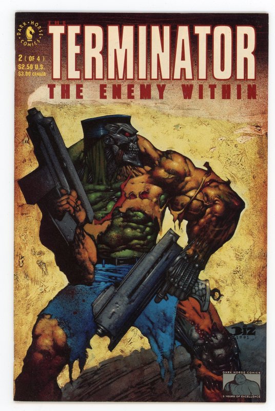 Terminator: The Enemy Within #2 Dark Horse Simon Bisley Cover NM