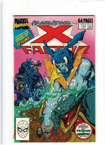 X-Factor Annual #4 Marvel 1989 Byrne Atlantis Attacks, Magneto vs. Dr. Doom 