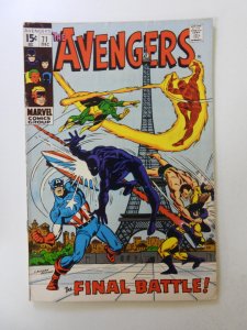 The Avengers #71 (1969) VG/FN condition 1st Invaders 1/2 tear back cover