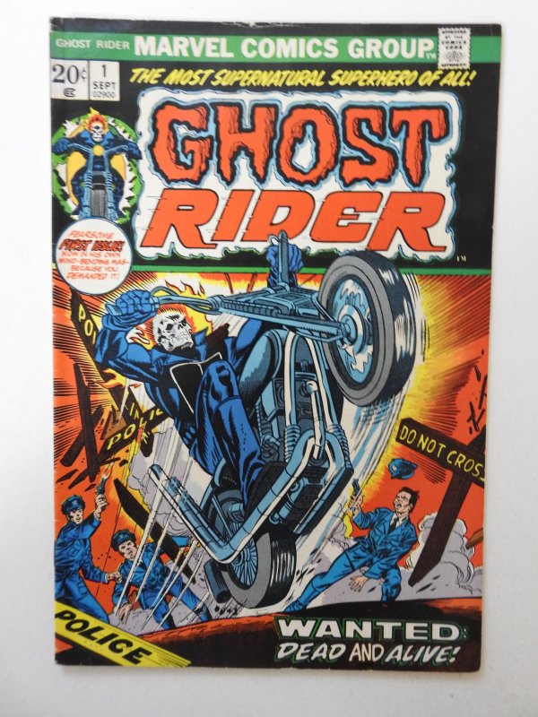 Ghost Rider #1 (1973) VG+ Condition! Moisture stain