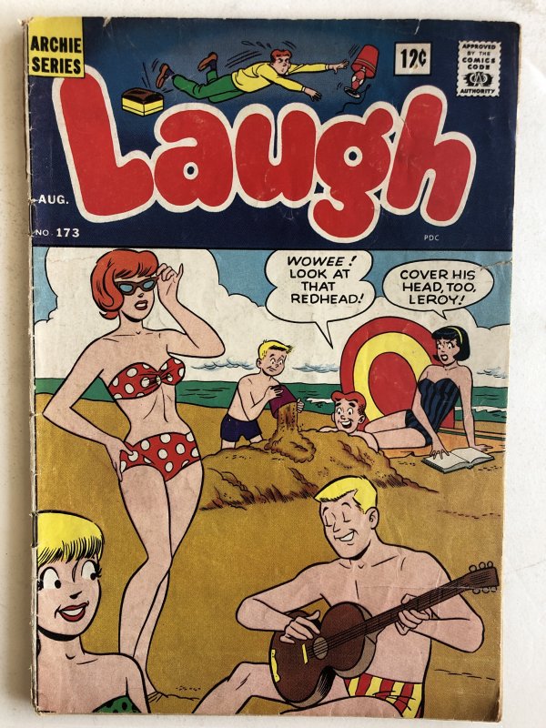 Laugh 173, VG, dig that crazy BIKINI...,man!