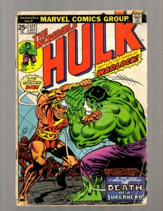 Incredible Hulk # 177 VG- Marvel Comic Book Avengers Thor Captain America JK7