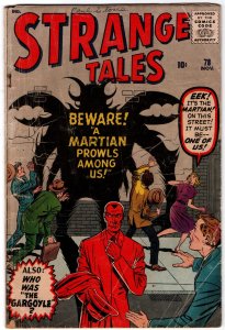 Strange Tales #78 (1960)  G/VG 3.0  Ant-Man prototype