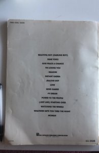 The John Lennon collection songbook 1983 64p