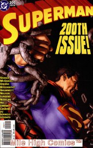 SUPERMAN  (1986 Series) (#0-226, #650-714) (DC) #200 Very Good Comics Book 