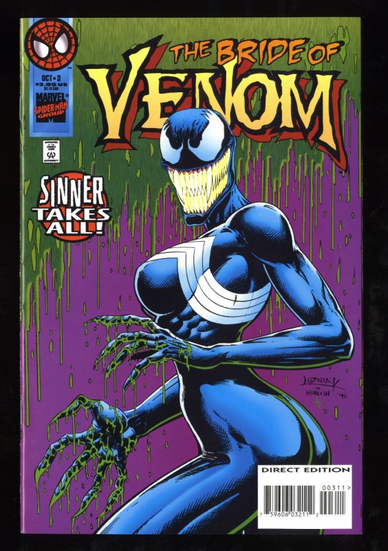 Venom: Sinner Takes All #3 VF/NM 9.0 1st Bride of Venom!