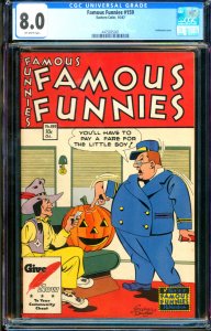 Famous Funnies #159 Eastern Color 1947 CGC 8.0