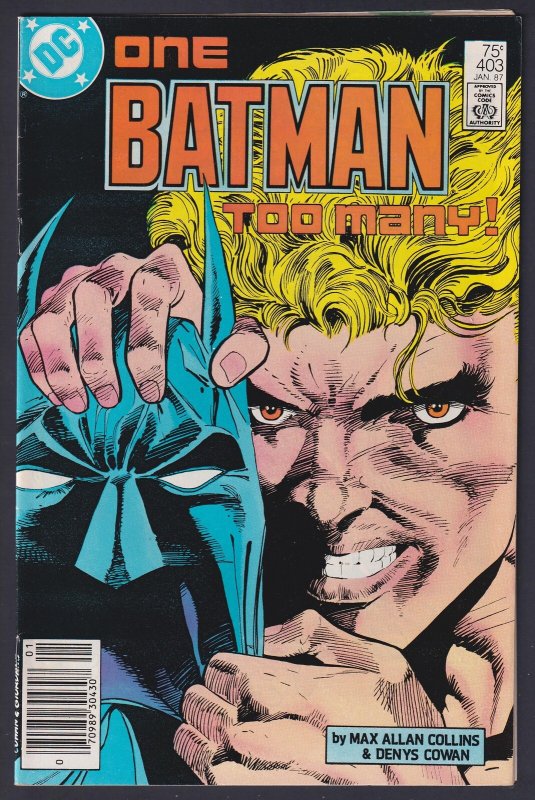 Batman 403 (1987) FN/VF DC Comics