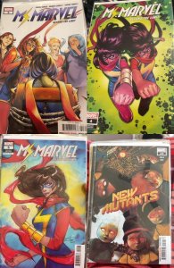 Lot of 4 Comics (See Description) Ms Marvel, New Mutants