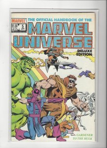 Marvel Universe Deluxe Edition #5 Gardener to Hulk NM Marvel Comics