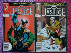 Justice Mark Jewelers 7 issue Lot #3, 5-8,12-13 MJ (1987) New Universe Marvel