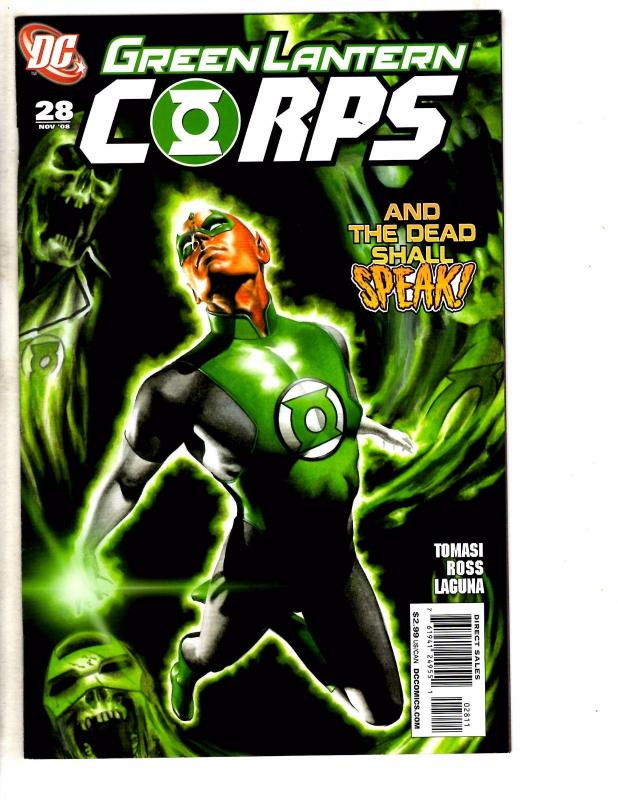 Lot Of 8 Green Lantern Corps DC Comic Books # 19 20 21 22 24 26 27 28 Flash RC15