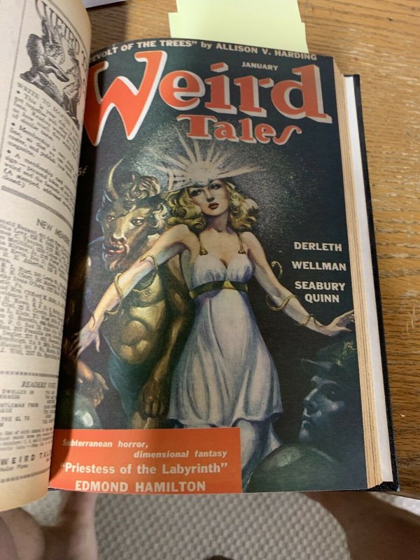 Pulp Collelected Bound John Thunstone Weird Tales 37 43 44 51 Manly Wade Wellman