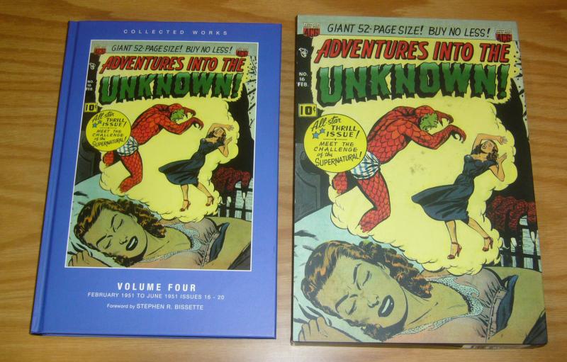 Adventures Into The Unknown - Collected Works HC 4 VF/NM hardcover w/slipcase