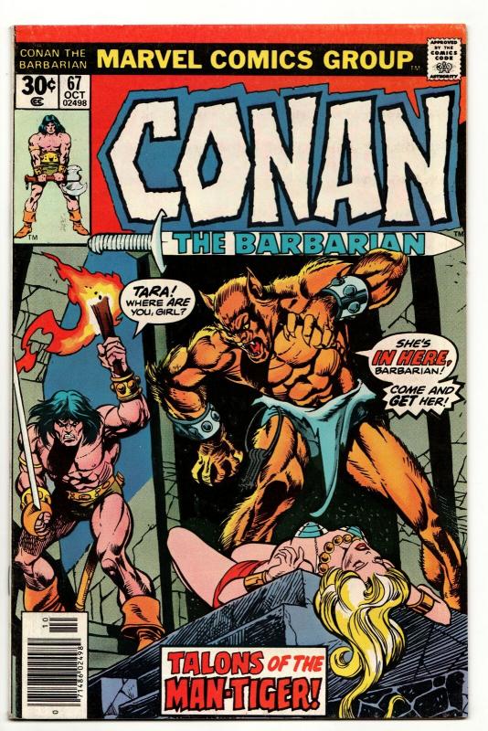 Conan The Barbarian #67 (Marvel, 1976) VF