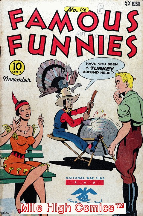 FAMOUS FUNNIES (1934 Series) #136 Good Comics Book | Comic Books - Golden Age, Humor/Satire / HipComic FAMOUS FUNNIES (1934 Series) #136 Good Comics Book | Comic Books - Golden Age, Humor/Satire / HipComic