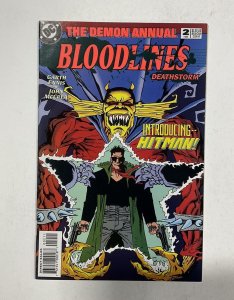 Bloodlines Deathstorm Annual 2 Very Fine Vf 8.0 1st Hitman DC Comics