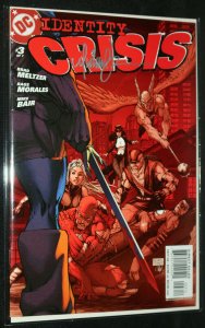 Identity Crisis #3 (VF / NM) 2004 Signed by Michael Turner w COA