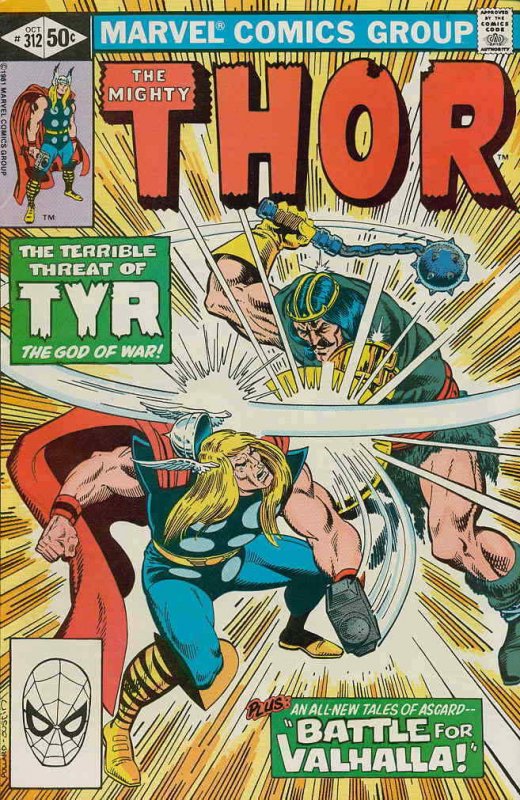 Thor #312 VF/NM; Marvel | save on shipping - details inside