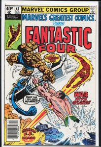 Marvel's Greatest Comics #83 (1979) Fantastic Four