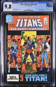 TALES OF THE TEEN TITANS #44 1984 DC COMICS CGC 9.8 1ST APP JERICHO NIGHTWING 05