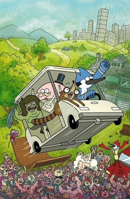 REGULAR SHOW #1 HOUGHTON VARIANT COVER  2013 - BOOM  NM B3.