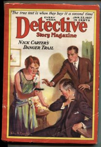 Detective Story 1/22/1927-Gun moll cover-Rare Pulp Magazine