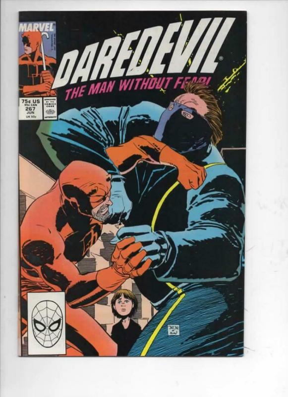 DAREDEVIL #267 NM-  Murdock, Man without Fear, 1964 1989, more Marvel in store