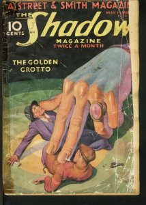 PULP:  SHADOW 1933 MAY 1-STREET AND SMITH-RARE PULP FR