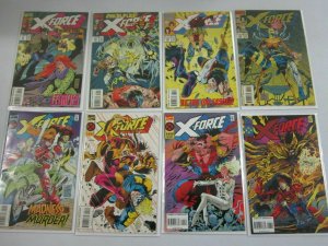X-Force comic lot 48 different from #1-63 + Specials 8.0 VF (1991-96 1st Series)