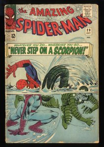 Amazing Spider-Man #29 GD+ 2.5 2nd Scorpion!