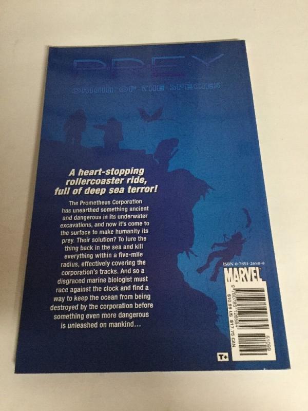 Prey Origin Of The Species Tpb Nm Near Mint Marvel Comics