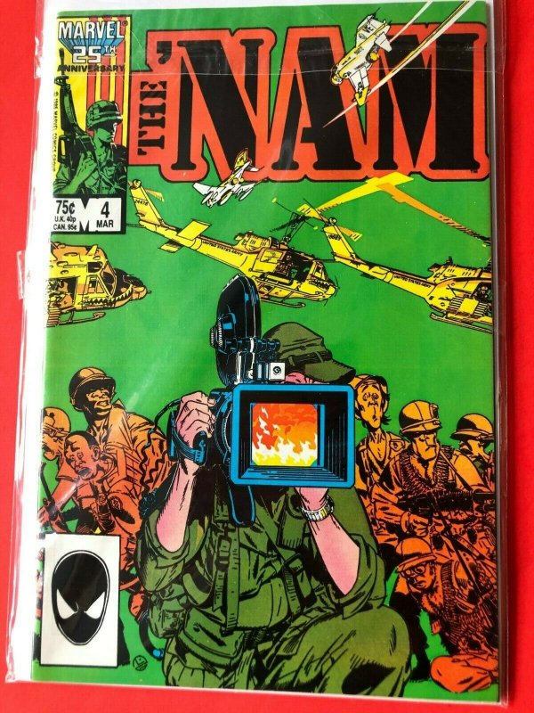 THE NAM V1 #4  1986 MARVEL 25 ANNIVERSARY  /  HIGH QUALITY