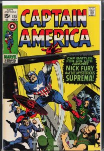 Captain America #123 (1970) Captain America [Key Issue]