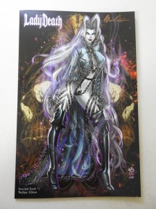 Lady Death: Scorched Earth #1 Negligee Edition (2020) NM Condition Signed W/ COA