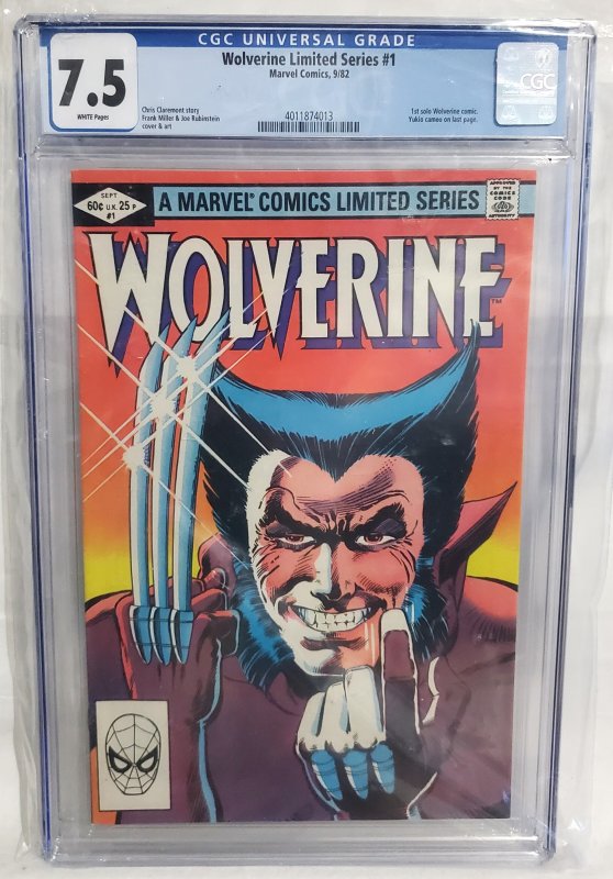 Wolverine #1 Direct Edition CGC 7.5 (1982)