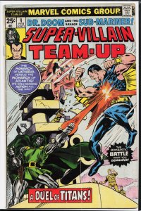 Super-Villain Team-Up #4 (1976) Namor the Sub-Mariner