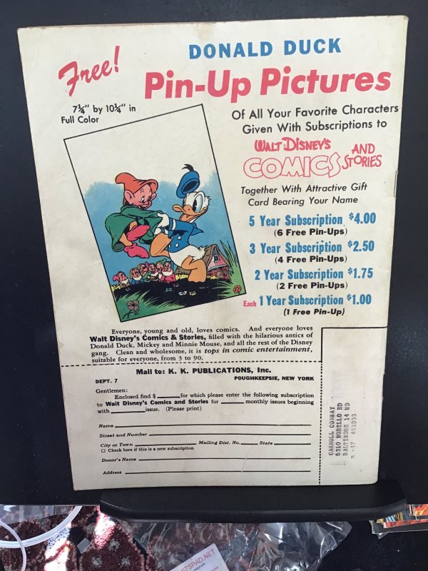 Walt Disney's Comics & Stories #70 (1946) Mid-grade Carl barks key! Wow! FN