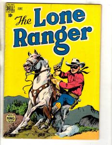 The Long Ranger # 12 FN- Dell Golden Age Comic Book Cowboy Western JL18