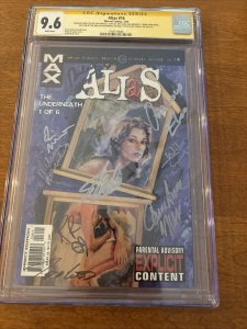 Alias (2003) # 16 (CGC 9.6 SS) Signed Stan Lee + Loeb + 8 More