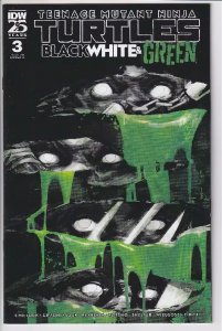 TMNT BLACK WHITE & GREEN (2024 IDW-PRH) #3 CVR A JOCK