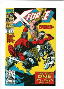 X-Force #15 NM- 9.2 Marvel Comics 1992 Deadpool vs. Cable, Greg Capullo 