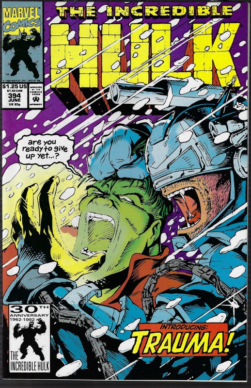 Incredible Hulk #394 (Marvel, 1992) NM