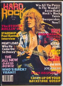 Hard Rock 11/1978-Peter Frampton-KISS-Uriah Heep-David Bowie-Meatloaf-FN/VF