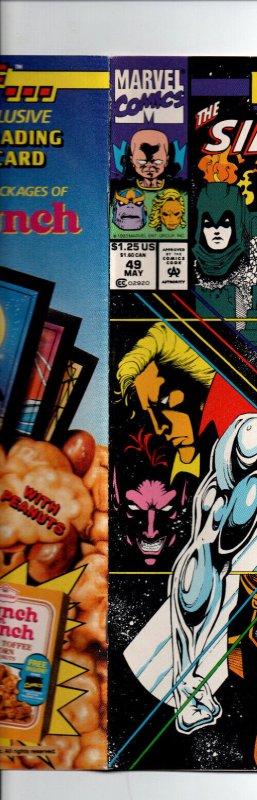 What if vol.2 #49 newsstand - Silver Surfer - Infinity Gauntlet - Thanos - (-NM)